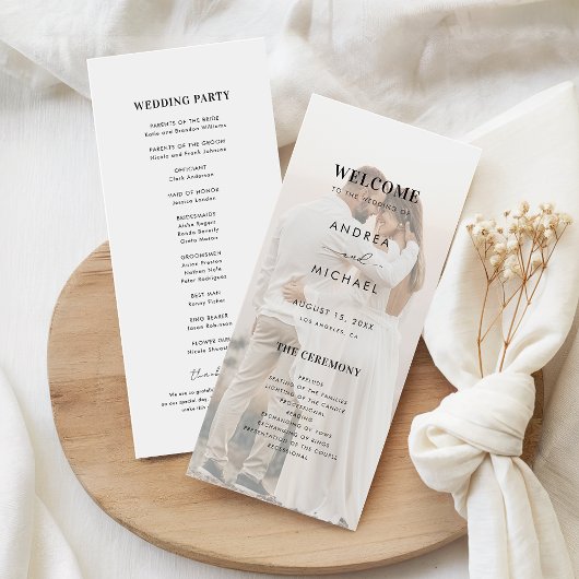 Programme Mariage photo transparent de lumière moderne