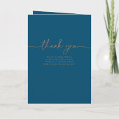 Programme Mariage plié classique bleu marine (Dos)