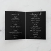 Programme Mariage plié fantaisiste Boho Wildflower We Do (Intérieur)