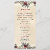 Programme Mariage romantique d'hiver (Dos)