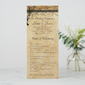 Programme Mariage Rustique de la Renaissance Médiévale (Debout devant)