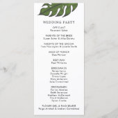 Programme Mariage Tropical à la Végétation Moderne (Dos)