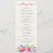 Programme Marine Blue Rose Wild Rain Forest Mariage À feuill (Dos)