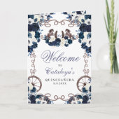 Programme Marine Blue Western Charro Quinceañera (Devant)