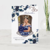 Programme Marine Blue Western Charro Quinceañera (Devant)