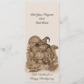 Programme Meilleurs voeux pour un Bon thanksgiving (Devant)