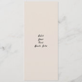 Programme Meilleurs voeux pour un Bon thanksgiving (Dos)