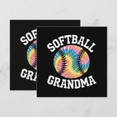 Programme Mémé de softball (Devant / Derrière)