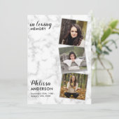 Programme Mémorial 3 Photo Ordre de service Funérailles (Debout devant)