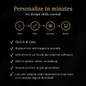 Programme mémorial de souvenir imprimé/numérique e