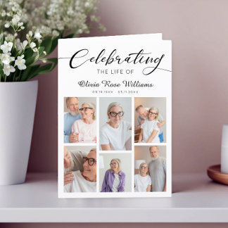 Programme Mémorial funéraire de collection de photos moderne