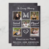 Programme Mémorial Rustique 5 Photos Ordre de service Funéra (Devant / Derrière)