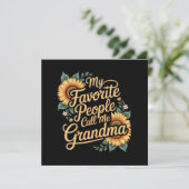 Programme Mes personnes préférées m'appellent grand-mère pou (Debout devant)