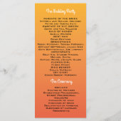 Programme mexicain de mariage de fêtes (Dos)