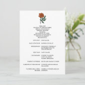 Programme minimaliste de mariage Marigold (Debout devant)