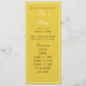 Programme minimaliste Jaune de moutarde (Devant)