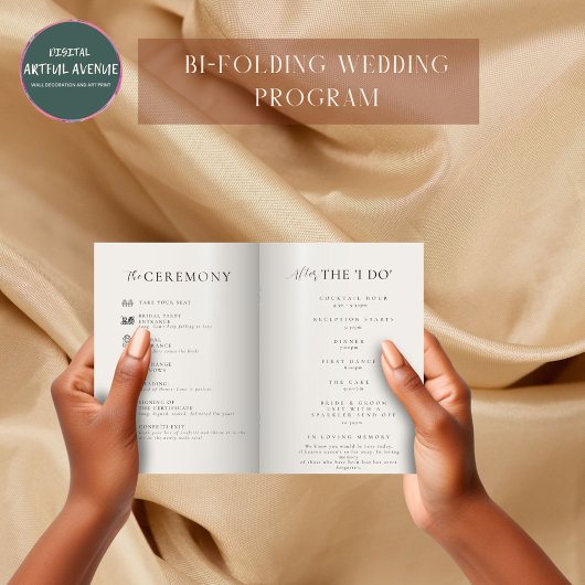 Programme minimaliste moderne de mariage de callig