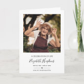 Programme Modern 2 Photo Celebration of Life Folded Programm (Devant)