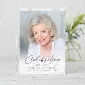 Programme Modern Celebration of Life Photo Memorial Funeral (Debout devant)