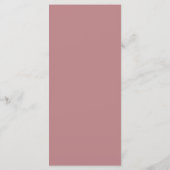 Programme Modern Minimalist Wedding Reception Thank You Card (Dos)