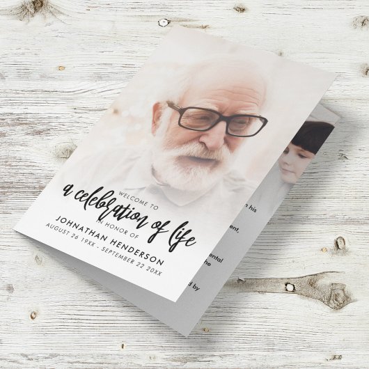 Programme moderne de célébration de la vie en 3 ph