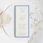 Programme moderne de cérémonie des Mariages d'élég