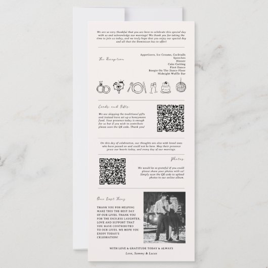 Programme moderne de mariage chronologique dans le (Dos)