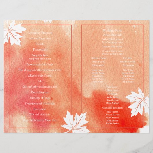 Programme moderne de mariage de pêche corail aquar (Dos)