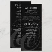 Programme moderne de mariage d'esperie noire de sc (Devant / Derrière)