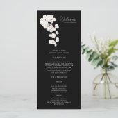 Programme moderne de mariage floral des orchidées  (Debout devant)