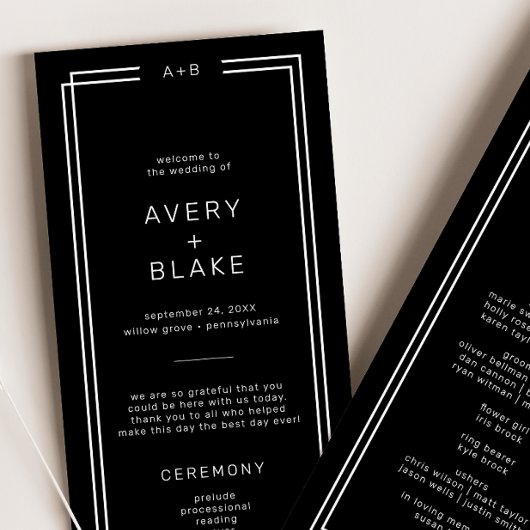 Programme moderne de mariage noir / AVERT