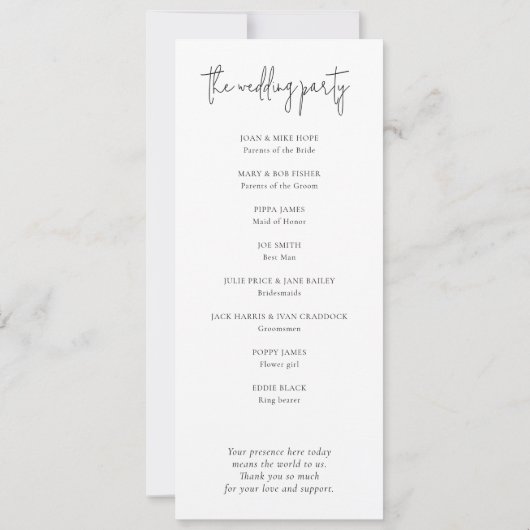 Programme moderne de mariage par superposition pho (Dos)