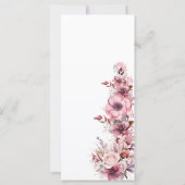 Programme moderne de mariage rose Rose Dusty (Dos)