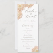 Programme moderne et simple de mariage de tourneso (Devant)