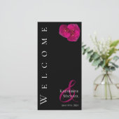 Programme moderne Fuchsia Orchidées-Mariage- (Debout devant)