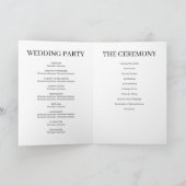 Programme moderne minimaliste de Mariage plié (Intérieur)