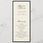 Programme Moderne minimaliste Script Monogramme Appartement (Devant)