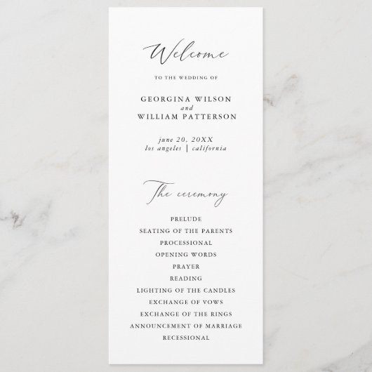 Programme Moderne minimaliste Script Monogramme Appartement  (Devant)