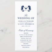 Programme Monogramme à thème Love's Tide Seahorse (Devant)