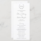 Programme Monogramme classique Cimier de couronne de couronn (Devant / Derrière)