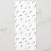 Programme monogramme floral vintage classique (Dos)