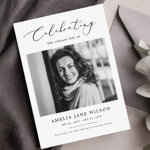 Programme Montage funéraire minimaliste Ordre de service Pho