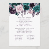 Programme Moody Boho | Eggplant Purple et Turquoise Rose Gar (Dos)