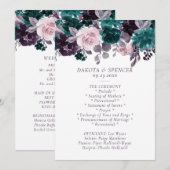 Programme Moody Boho | Eggplant Purple et Turquoise Rose Gar (Devant / Derrière)