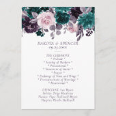 Programme Moody Boho | Eggplant Purple et Turquoise Rose Gar (Devant)