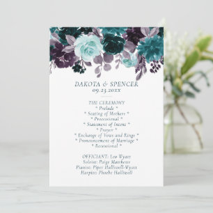 Programme Moody Boho Turquoise Turquoise et pourpre