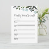 Programme Mot mariage Scramble Avec Verdure (Debout devant)