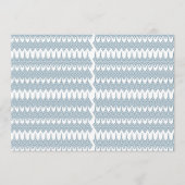 Programme motif bleu et blanc avec un arrière - plan blanc (Devant)