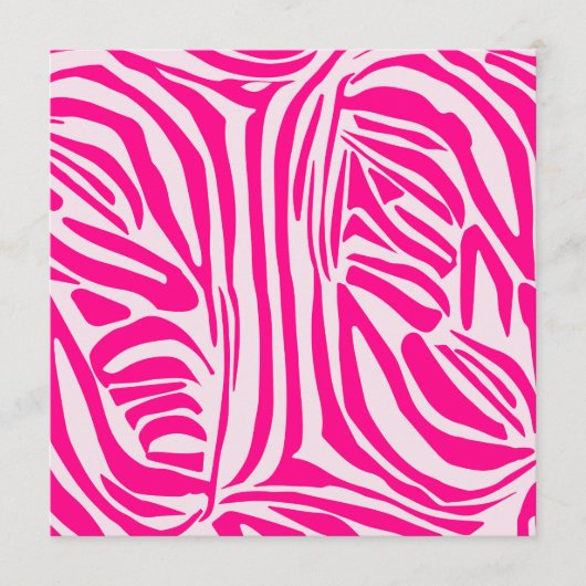 Programme Motif imprimé zèbre rose (Devant)