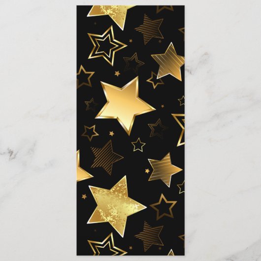 Programme Motif sans couture avec des étoiles dorées (Devant)